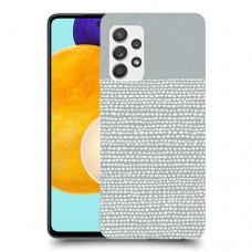 נקודות לבנות אפור כיסוי מגן קשיח מעוצב ל Samsung Galaxy A52s 5G יחידה אחת סקרין מובייל