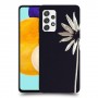 פרח לבן כיסוי מגן קשיח מעוצב ל Samsung Galaxy A52s 5G יחידה אחת סקרין מובייל