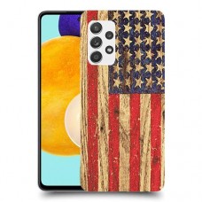 עץ ארצות הברית כיסוי מגן קשיח מעוצב ל Samsung Galaxy A52s 5G יחידה אחת סקרין מובייל