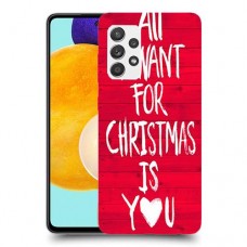 אתה עבור חג המולד כיסוי מגן קשיח מעוצב ל Samsung Galaxy A52s 5G יחידה אחת סקרין מובייל