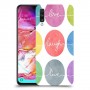אהבה צחוק חיים כיסוי מגן קשיח מעוצב ל Samsung Galaxy A70 יחידה אחת סקרין מובייל