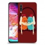 זוג יונים כיסוי מגן קשיח מעוצב ל Samsung Galaxy A70 יחידה אחת סקרין מובייל