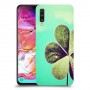 מזל קלובר כיסוי מגן קשיח מעוצב ל Samsung Galaxy A70 יחידה אחת סקרין מובייל