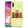 משפחת ינשוף כיסוי מגן קשיח מעוצב ל Samsung Galaxy A70 יחידה אחת סקרין מובייל