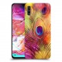 נוצת טווס כיסוי מגן קשיח מעוצב ל Samsung Galaxy A70 יחידה אחת סקרין מובייל