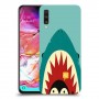 פינגווין בכריש כיסוי מגן קשיח מעוצב ל Samsung Galaxy A70 יחידה אחת סקרין מובייל