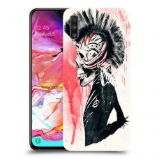 שלד מוהוק כיסוי מגן קשיח מעוצב ל Samsung Galaxy A70 יחידה אחת סקרין מובייל