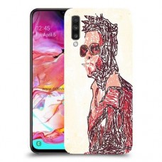 עישון כיסוי מגן קשיח מעוצב ל Samsung Galaxy A70 יחידה אחת סקרין מובייל