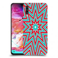 צבעי שלג כיסוי מגן קשיח מעוצב ל Samsung Galaxy A70 יחידה אחת סקרין מובייל