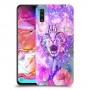 חתול מושלג כיסוי מגן קשיח מעוצב ל Samsung Galaxy A70 יחידה אחת סקרין מובייל