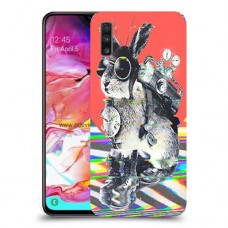 ארנבון מוזר כיסוי מגן קשיח מעוצב ל Samsung Galaxy A70 יחידה אחת סקרין מובייל