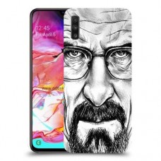 קפדני כיסוי מגן קשיח מעוצב ל Samsung Galaxy A70 יחידה אחת סקרין מובייל