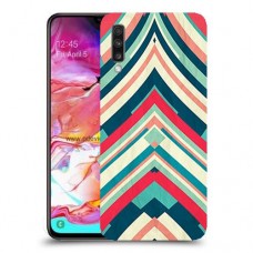 פסים בצבע כיסוי מגן קשיח מעוצב ל Samsung Galaxy A70 יחידה אחת סקרין מובייל