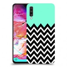 פסים במנטה כיסוי מגן קשיח מעוצב ל Samsung Galaxy A70 יחידה אחת סקרין מובייל