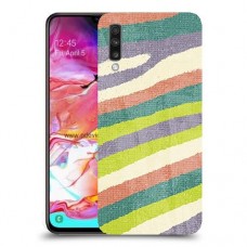 מגבת חשיפה כיסוי מגן קשיח מעוצב ל Samsung Galaxy A70 יחידה אחת סקרין מובייל
