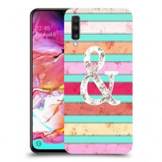 מגבת ו כיסוי מגן קשיח מעוצב ל Samsung Galaxy A70 יחידה אחת סקרין מובייל