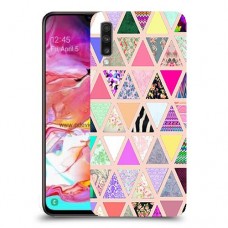 משולש הנאה כיסוי מגן קשיח מעוצב ל Samsung Galaxy A70 יחידה אחת סקרין מובייל