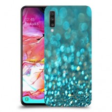 טורקיז יהלומים כיסוי מגן קשיח מעוצב ל Samsung Galaxy A70 יחידה אחת סקרין מובייל