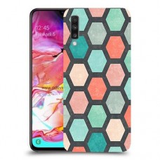 חלת דבש הונבד כיסוי מגן קשיח מעוצב ל Samsung Galaxy A70 יחידה אחת סקרין מובייל