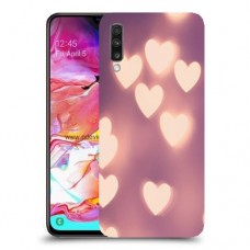 לבבות מעורפלים בחום כיסוי מגן קשיח מעוצב ל Samsung Galaxy A70 יחידה אחת סקרין מובייל