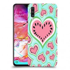 אבטיח אהבה כיסוי מגן קשיח מעוצב ל Samsung Galaxy A70 יחידה אחת סקרין מובייל