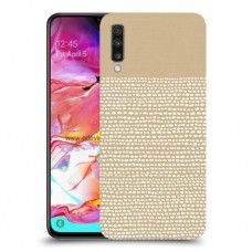נקודות לבנות כיסוי מגן קשיח מעוצב ל Samsung Galaxy A70 יחידה אחת סקרין מובייל