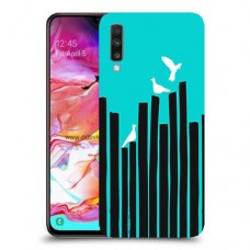 מי גבוה יותר כיסוי מגן קשיח מעוצב ל Samsung Galaxy A70 יחידה אחת סקרין מובייל