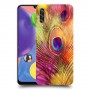 נוצת טווס כיסוי מגן קשיח מעוצב ל Samsung Galaxy A70s יחידה אחת סקרין מובייל