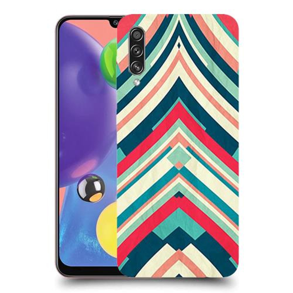 פסים בצבע כיסוי מגן קשיח מעוצב ל Samsung Galaxy A70s יחידה אחת סקרין מובייל