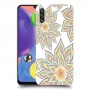 חמניות בלבן כיסוי מגן קשיח מעוצב ל Samsung Galaxy A70s יחידה אחת סקרין מובייל