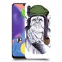 חשיבה קוף כיסוי מגן קשיח מעוצב ל Samsung Galaxy A70s יחידה אחת סקרין מובייל