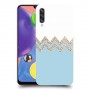 לבן כחול כיסוי מגן קשיח מעוצב ל Samsung Galaxy A70s יחידה אחת סקרין מובייל