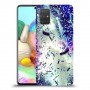 גשם מתכת כיסוי מגן קשיח מעוצב ל Samsung Galaxy A71 יחידה אחת סקרין מובייל