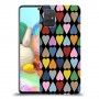 פסיפס קשת לבבות כיסוי מגן קשיח מעוצב ל Samsung Galaxy A71 יחידה אחת סקרין מובייל