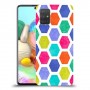 ניאון חלת דבש כיסוי מגן קשיח מעוצב ל Samsung Galaxy A71 יחידה אחת סקרין מובייל