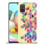 ניאון רומבי כיסוי מגן קשיח מעוצב ל Samsung Galaxy A71 יחידה אחת סקרין מובייל