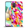 פסים ניאון כיסוי מגן קשיח מעוצב ל Samsung Galaxy A71 יחידה אחת סקרין מובייל