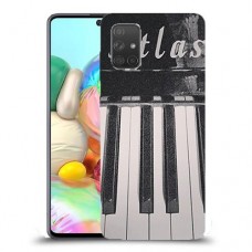 פסנתר Soul כיסוי מגן קשיח מעוצב ל Samsung Galaxy A71 יחידה אחת סקרין מובייל