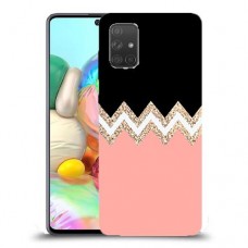 ורוד-לבן-לבן כיסוי מגן קשיח מעוצב ל Samsung Galaxy A71 יחידה אחת סקרין מובייל