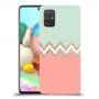 ורוד ירוק כיסוי מגן קשיח מעוצב ל Samsung Galaxy A71 יחידה אחת סקרין מובייל