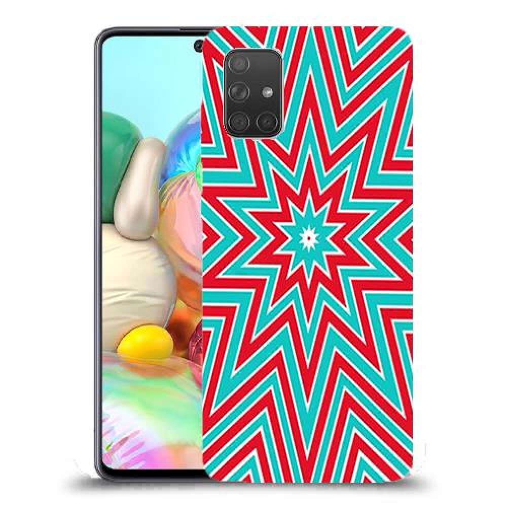 צבעי שלג כיסוי מגן קשיח מעוצב ל Samsung Galaxy A71 יחידה אחת סקרין מובייל