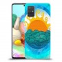 זריחה ליד הים כיסוי מגן קשיח מעוצב ל Samsung Galaxy A71 יחידה אחת סקרין מובייל