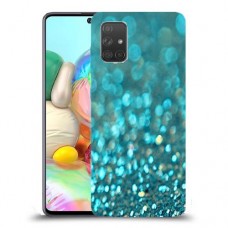 טורקיז יהלומים כיסוי מגן קשיח מעוצב ל Samsung Galaxy A71 יחידה אחת סקרין מובייל