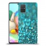 טורקיז יהלומים כיסוי מגן קשיח מעוצב ל Samsung Galaxy A71 יחידה אחת סקרין מובייל