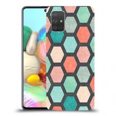חלת דבש הונבד כיסוי מגן קשיח מעוצב ל Samsung Galaxy A71 יחידה אחת סקרין מובייל