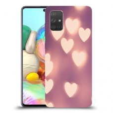 לבבות מעורפלים בחום כיסוי מגן קשיח מעוצב ל Samsung Galaxy A71 יחידה אחת סקרין מובייל
