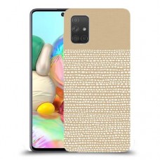 נקודות לבנות כיסוי מגן קשיח מעוצב ל Samsung Galaxy A71 יחידה אחת סקרין מובייל