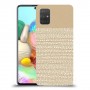 נקודות לבנות כיסוי מגן קשיח מעוצב ל Samsung Galaxy A71 יחידה אחת סקרין מובייל