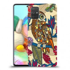 ינשוף חכם כיסוי מגן קשיח מעוצב ל Samsung Galaxy A71 יחידה אחת סקרין מובייל