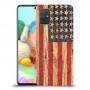 עץ ארצות הברית כיסוי מגן קשיח מעוצב ל Samsung Galaxy A71 יחידה אחת סקרין מובייל